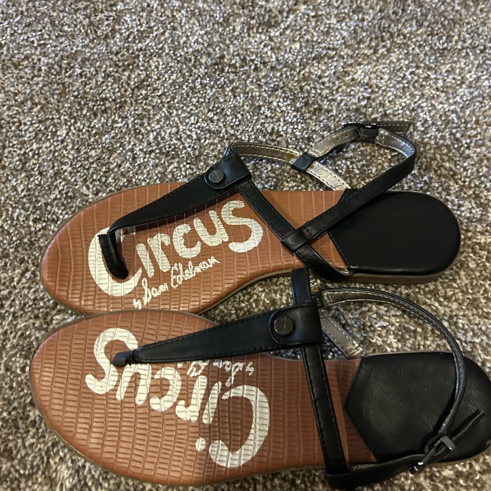 Circus by Sam Edelman Black Strappy Sandals